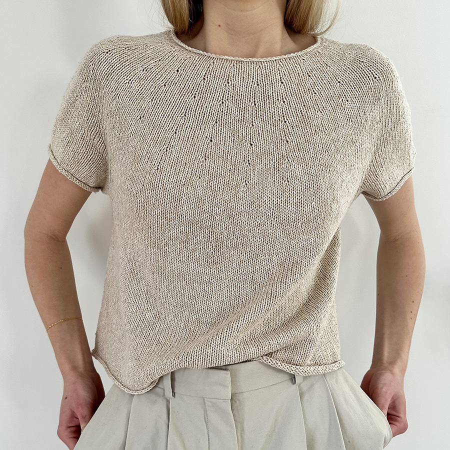 Plain Yoke Tee 20 - Garnkit