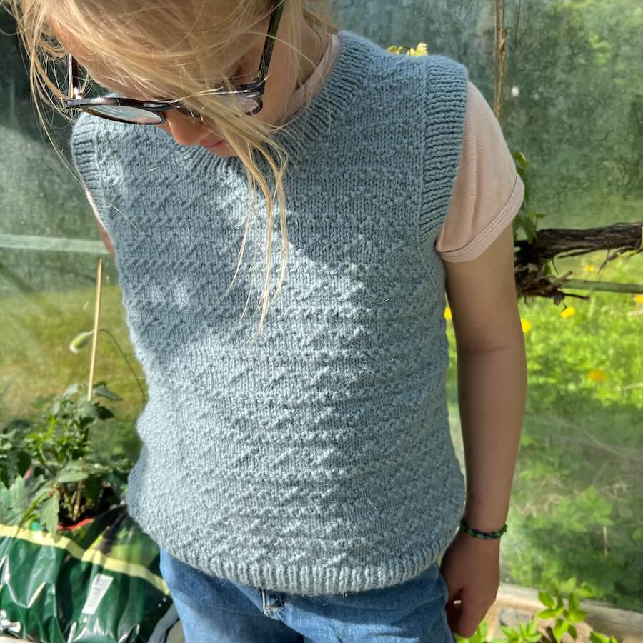 Sille Slipover Junior - Strikkekit
