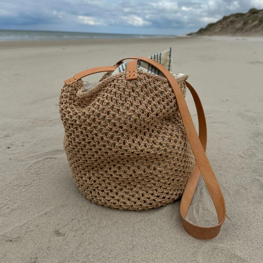 Læderrem til French Market Bag fra Petiteknit