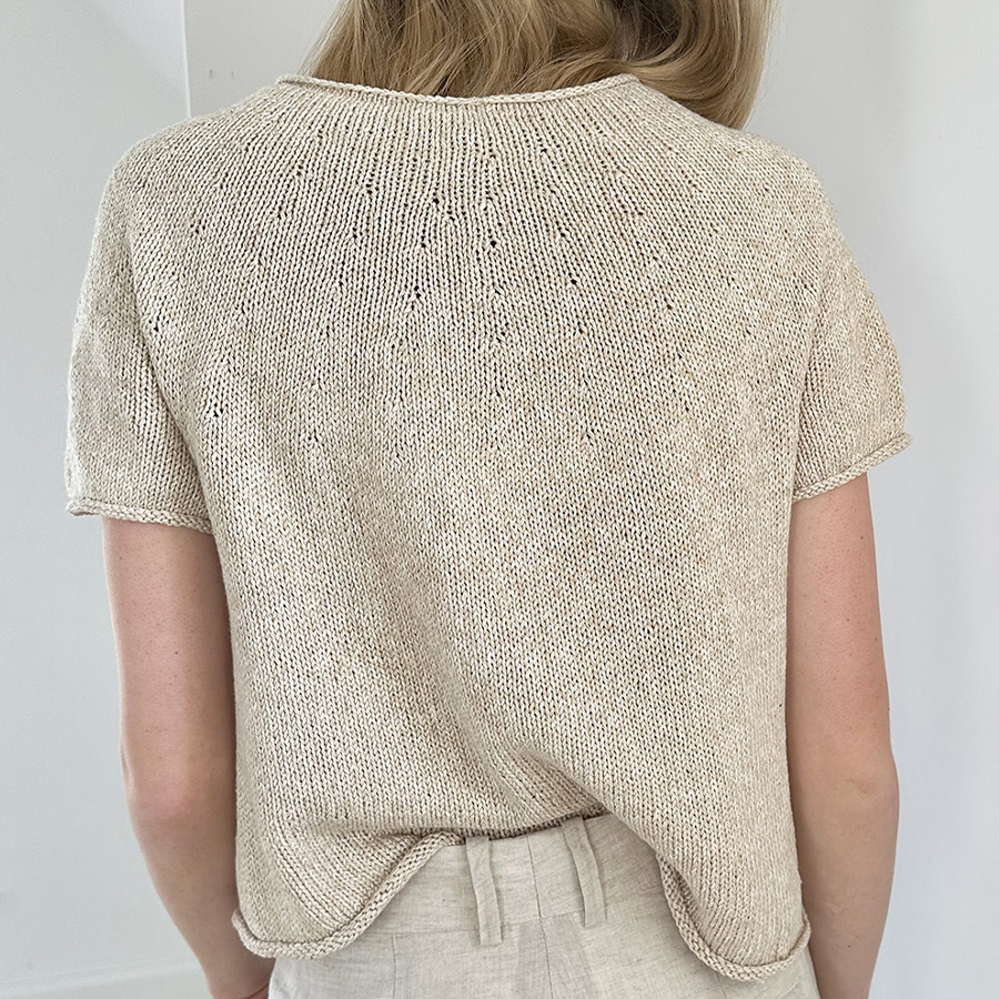 Plain Yoke Tee 20 - Garnkit