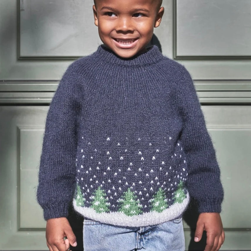 Sne Sweater, Barn - Garnkit