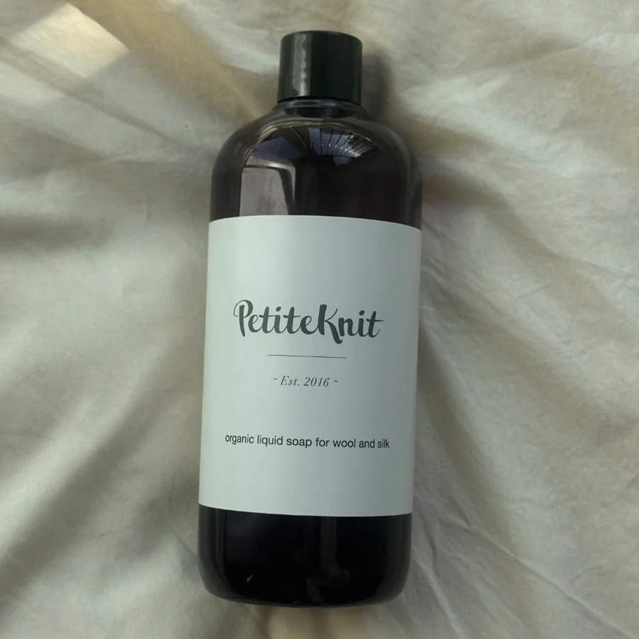 Økologisk Uldsæbe 500 ml. Fra Petiteknit